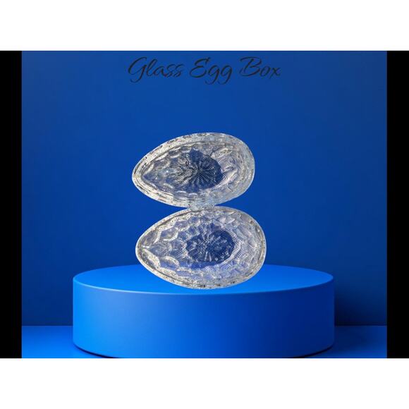 Crystal Egg With Lid - Picture 6 of 6